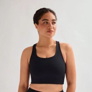 NWT Girlfriend Collective Black Paloma Sports Bra